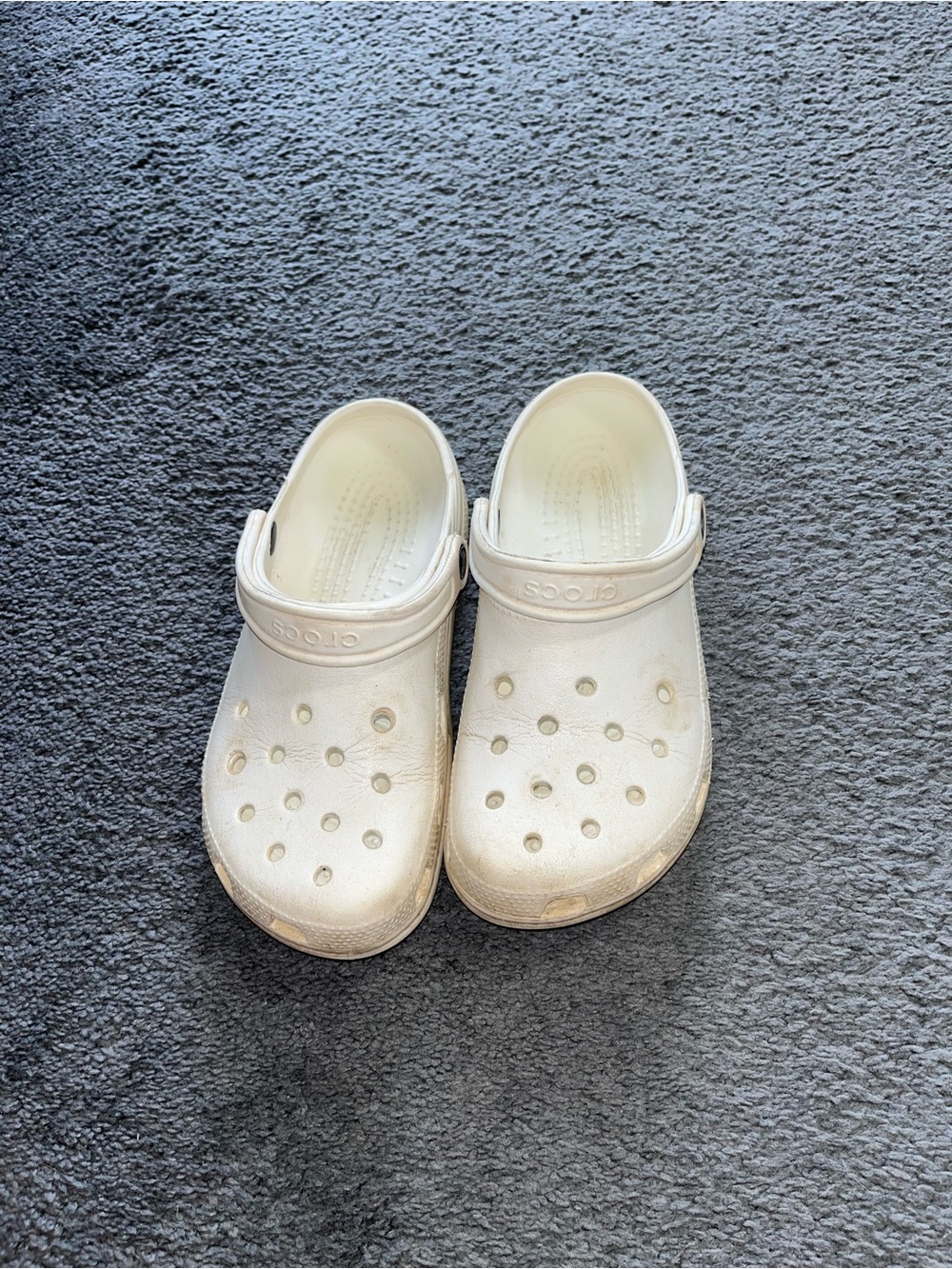 White Crocs